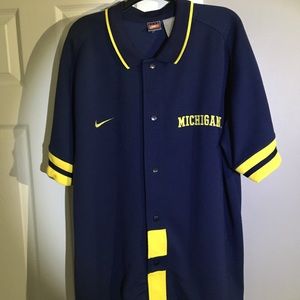 Nwot Michigan Basketball Jersey Jacket 
